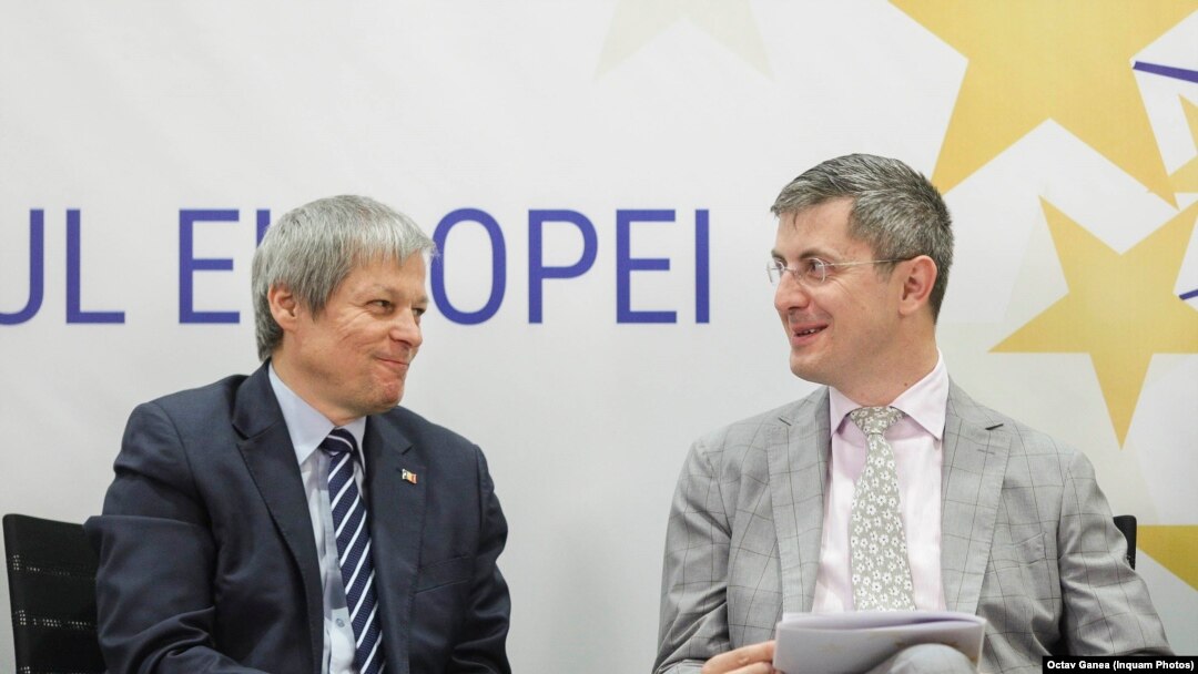 Romania - Dacian Ciolos and the union USR Plus, București