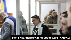 Надія Савченко в Шевченківському суді Києва, 23 березня 2018 року