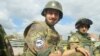 Біжан Шаропов (зліва) у складі батальйону «Айдар»
