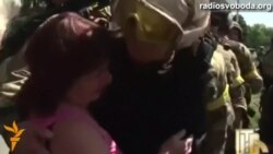 Мешканці Слов’янська вітають українську армію