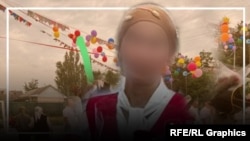Күйеуінің қолынан қаза болған 38 жастағы Ош облысының тұрғыны. Бет-жүзі этикаға байланысты жасырылды