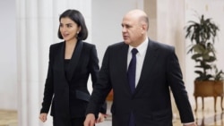 Uzbekistan. Saida Mirziyoyeva with Mikhail Mishustin, Prime Minister of the Russian Federation.