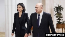 Saida Mirziyoyeva və Mixail Mişustin