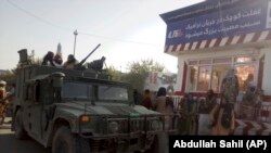 Боевики в Афганистане, захваченном движением «Талибан» (запрещено в Казахстане и других странах)