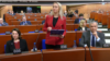Анжэла Мельнікава выступае на Парлямэнцкай асамблеі Рады Эўропы ў Страсбургу, 30 студзеня 2025 году