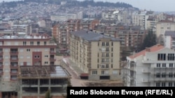 Станбени згради во Охрид. 