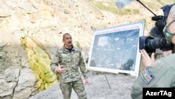 Президент Азербайджана Ильхам Алиев в Лачинском районе, 16 августа 2021 г․