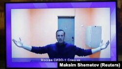 Навальний брав участь у засіданні через відеоконференцію