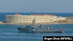 Мінний тральщик «Турбинист» списаний зі складу Чорноморського флоту РФ та проданий на металобрухт на аукціоні. Архівне фото
