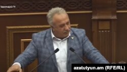 Ազգային ժողովի «Իմ քայլը» խմբակցության պատգամավոր Սասուն Միքայելյանը, 11-ը մայիսի, 2020թ.