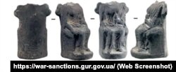 Теракотова статуетка Афіни Ергани (кінець V-IV ст. до н. е.), знайдена та привласнена російськими археологами у Криму в 2021 році
