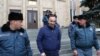Armenia -- Constitutional Court Chairman Hrayr Tovmasian walks out of the court building in Yerevan, December 27, 2019.