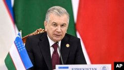 Өзбекстандын президенти Шавкат Мирзиёев.