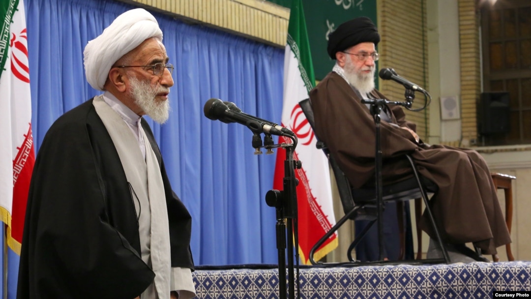 سخنرانی احمد جنتی، دبیر شورای نگهبان، در حضور آقای خامنه‌ای